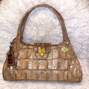 BRAHMIN CROCODILE LEATHER
"MELBOURNE" Shoulder/Handbag